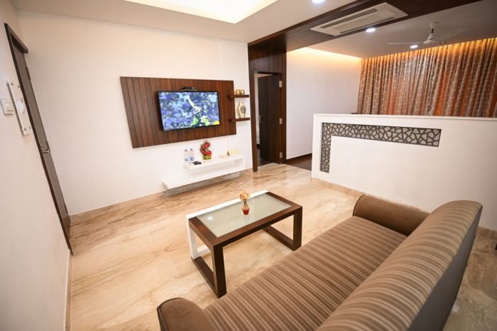 Living room with bedroom & bath - Chola Serviced Apartment