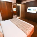 chola serviced apartment luxury double bed trichy